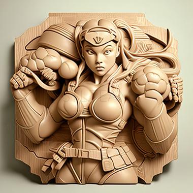 3D модель St Cammy Street Fighter (STL)